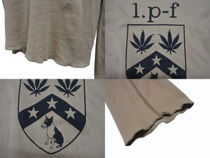 Lucien Pellat-Finet ルシアンペラフィネ 長袖 カットソー Tシャツ ブラウン 茶色 サイズ M コットン 中古 4b006515