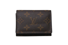 Load image into Gallery viewer, 極美品 LOUIS VUITTON ルイヴィトン カードケース アンヴェロップカルトドゥヴィジット M63801 レザー ブラウン 中古 4b006529