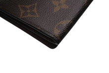 Load image into Gallery viewer, 極美品 LOUIS VUITTON ルイヴィトン カードケース アンヴェロップカルトドゥヴィジット M63801 レザー ブラウン 中古 4b006529