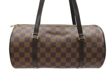 Load image into Gallery viewer, 極美品 LOUIS VUITTON ルイヴィトン ハンドバッグ パピヨン30 ダミエキャンバス N51303 ブラウン ゴールド金具 中古 4b006538