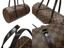 Load image into Gallery viewer, 極美品 LOUIS VUITTON ルイヴィトン ハンドバッグ パピヨン30 ダミエキャンバス N51303 ブラウン ゴールド金具 中古 4b006538
