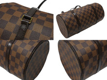Load image into Gallery viewer, 極美品 LOUIS VUITTON ルイヴィトン ハンドバッグ パピヨン30 ダミエキャンバス N51303 ブラウン ゴールド金具 中古 4b006538