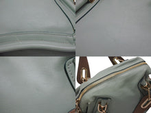 Load image into Gallery viewer, CHLOE クロエ パラティ ミディアム 2WAY ハンドバッグ 04-12-50-65 レザー ピスタチオ ゴールド金具 美品 中古 4b006542