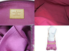 Load image into Gallery viewer, 極美品 LOUIS VUITTON ルイヴィトン バギーGM ショルダーバッグ 2WAY M95210 モノグラム デニム ピンク ゴールド金具 中古 4b006543