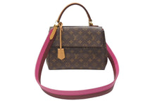画像をギャラリービューアに読み込む, 極美品 LOUIS VUITTON ルイヴィトン モノグラム クリュニーBB ショルダーバッグ M42738 ブラウン ピンク ゴールド金具 中古 4b006549
