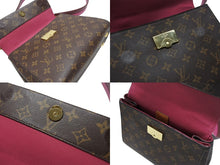 画像をギャラリービューアに読み込む, 極美品 LOUIS VUITTON ルイヴィトン モノグラム クリュニーBB ショルダーバッグ M42738 ブラウン ピンク ゴールド金具 中古 4b006549
