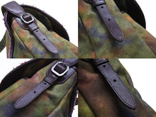 画像をギャラリービューアに読み込む, 極美品 CHANEL シャネル エンブロイダリー メッセンジャーバッグ 21番台 A92790 グラフィティ カーキ ココマーク 中古 4b006551