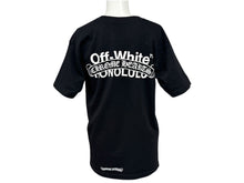 画像をギャラリービューアに読み込む, 新品未使用 CHROME HEARTS × OFFWHITE クロムハーツ オフホワイト Honolulu Tee ホノルル限定半袖Tシャツ バックスクロールラベルプリント ブラック サイズS 中古 4b006556