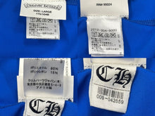 画像をギャラリービューアに読み込む, 極美品 CHROME HEARTS クロムハーツ ラッシュガード CHプラス ホースシュー スイムウェア 長袖 ブルー ポリエステル スパンデックス サイズL 中古 4b006559
