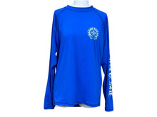 画像をギャラリービューアに読み込む, 極美品 CHROME HEARTS クロムハーツ ラッシュガード CHプラス ホースシュー スイムウェア 長袖 ブルー ポリエステル スパンデックス サイズL 中古 4b006559