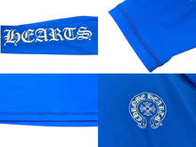 画像をギャラリービューアに読み込む, 極美品 CHROME HEARTS クロムハーツ ラッシュガード CHプラス ホースシュー スイムウェア 長袖 ブルー ポリエステル スパンデックス サイズL 中古 4b006559