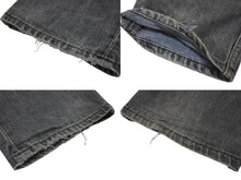 画像をギャラリービューアに読み込む, CHROME HEARTS クロムハーツ セメタリー クロスパッチ デニム パンツ リーバイス LEVI`S 501 サイズ31 ブラック 美品 中古 4b006561