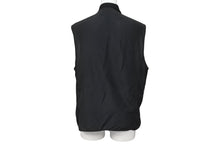 Load image into Gallery viewer, CHROME HEARTS クロムハーツ PAPA V2 SLK CTN パパ ジップアップベスト サイズS ダガージップ シルク コットン ブラック 美品 中古 4b006566