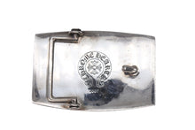 画像をギャラリービューアに読み込む, CHROME HEARTS クロムハーツ BUCKL MIL FLERKNEE フレアニー バックル 重量約222.1g 2007/923刻印 シルバー 美品 中古 4b006568