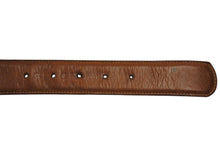 画像をギャラリービューアに読み込む, CHROME HEARTS クロムハーツ ベルト ストラップ サイズ34 フローラル ブラウン レザー シルバー925 美品 中古 4b006569