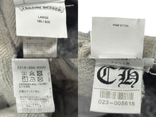 画像をギャラリービューアに読み込む, CHROME HEARTS クロムハーツ Y NOT スウェットパンツ サイズL CHプラスパッチ ダガージップ グレー ロゴ刺繍 美品 中古 4b006570