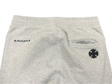 画像をギャラリービューアに読み込む, CHROME HEARTS クロムハーツ Y NOT スウェットパンツ サイズL CHプラスパッチ ダガージップ グレー ロゴ刺繍 美品 中古 4b006570