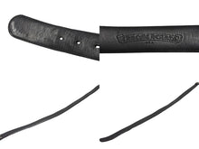 画像をギャラリービューアに読み込む, CHROME HEARTS クロムハーツ ベルト ストラップ サイズ32 フローラル ブラック レザー シルバー925 美品 中古 4b006572