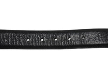画像をギャラリービューアに読み込む, CHROME HEARTS クロムハーツ ベルト ストラップ サイズ32 フローラル ブラック レザー シルバー925 美品 中古 4b006572