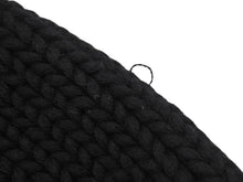 画像をギャラリービューアに読み込む, 新品同様 CHROME HEARTS クロムハーツ クロスパッチ ニットキャップ ビーニー カシミヤ レザー シルバー925 ブラック ONE SIZE 中古 4b006574