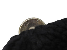 画像をギャラリービューアに読み込む, 新品同様 CHROME HEARTS クロムハーツ クロスパッチ ニットキャップ ビーニー カシミヤ レザー シルバー925 ブラック ONE SIZE 中古 4b006574