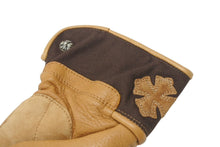 画像をギャラリービューアに読み込む, 新品未使用 CHROME HEARTS クロムハーツ レザーグローブ サイズM CHプラスパッチ クロスボールボタン 6パッチ シルバー925 中古 4b006590