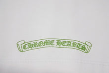 画像をギャラリービューアに読み込む, 新品未使用 CHROME HEARTS クロムハーツ ローラースケートタンク ホースシュー コットン ポリウレタン クリーム グリーン サイズM 中古 4b006593