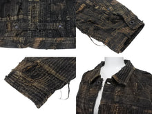 画像をギャラリービューアに読み込む, 新品未使用 KAPITAL キャピタル 25SS BLACK TEA-CORE BORO SPRING 1ST JKT ボロ ジャケット ブラック コットン EK-1694LJ サイズXXL 中古 4b006594