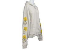 画像をギャラリービューアに読み込む, 新品未使用 KAPITAL キャピタル ZIP UP GYM HOODIE ジップアップ ジム パーカー オフホワイト クッキー コットン K2502LC011 サイズ4 中古 4b006597