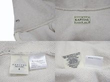 画像をギャラリービューアに読み込む, 新品未使用 KAPITAL キャピタル ZIP UP GYM HOODIE ジップアップ ジム パーカー オフホワイト クッキー コットン K2502LC011 サイズ4 中古 4b006597