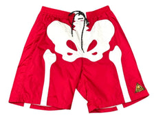 新品未使用 KAPITAL キャピタル Nylon Bone Swimsuit ナイロン ボーンスイムスーツ 水着 K2503SP520 サイズXL レッド 中古 4b006599