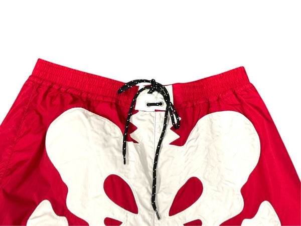 新品未使用 KAPITAL キャピタル Nylon Bone Swimsuit ナイロン ボーンスイムスーツ 水着 K2503SP520 サイズXL レッド 中古 4b006599