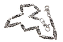 画像をギャラリービューアに読み込む, 極美品 CHROME HEARTS クロムハーツ 2クリップ ケルティックローラー ウォレットチェーン 重量約364.5g 14リンク中古 4b006600