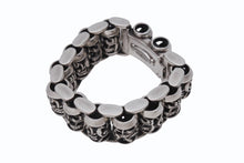 画像をギャラリービューアに読み込む, CHROME HEARTS クロムハーツ CELT ROLL LINK ケルティック ローラーリンク ブレスレット 11リンク 重量約213.3g シルバー 美品 中古 4b006601