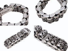 画像をギャラリービューアに読み込む, CHROME HEARTS クロムハーツ CELT ROLL LINK ケルティック ローラーリンク ブレスレット 11リンク 重量約213.3g シルバー 美品 中古 4b006601