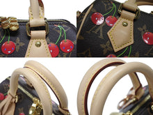 Load image into Gallery viewer, 新品同様 LOUIS VUITTON ルイヴィトン LV TM スピーディー バンドリエール20 チェリーブロッサム ハンドバッグ M13094 中古 4b006603