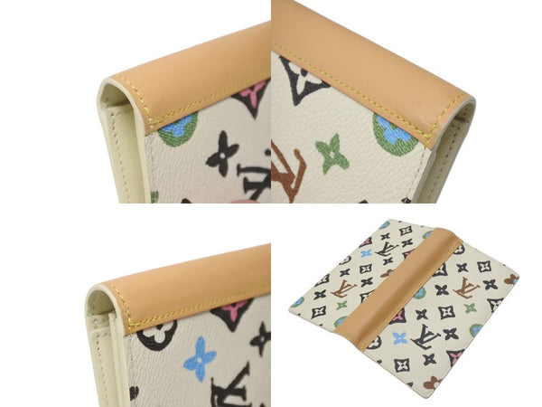極美品 LOUIS VUITTON ルイヴィトン × タイラーザクリエイター ポルトフォイユ ブラザ NM 長財布 モノグラムクラギー M83335 バニラ 中古 4b006605