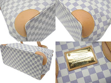 Load image into Gallery viewer, 極美品 LOUIS VUITTON ルイヴィトン ハムステッドMM ハンドバッグ N51204 ダミエアズール ホワイト 中古 4b006608