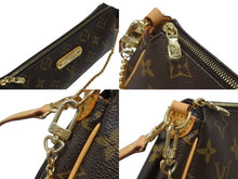 画像をギャラリービューアに読み込む, 極美品 LOUIS VUITTON ルイヴィトン エヴァ ショルダーバッグ M95567 モノグラム ブラウン ゴールド金具 中古 4b006609