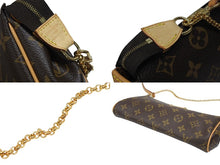 画像をギャラリービューアに読み込む, 極美品 LOUIS VUITTON ルイヴィトン エヴァ ショルダーバッグ M95567 モノグラム ブラウン ゴールド金具 中古 4b006609