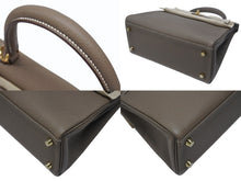 画像をギャラリービューアに読み込む, 新品未使用 HERMES エルメス KELLY ケリー25 2WAYハンドバッグ 内縫い トゴ エトゥープ ゴールド金具 W刻印 4b006610