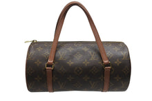 Load image into Gallery viewer, LOUIS VUITTON ルイヴィトン パピヨン26 ハンドバッグ M51386 モノグラム PVC レザー ブラウン ゴールド金具 美品 中古 4b006614