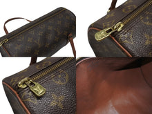 Load image into Gallery viewer, LOUIS VUITTON ルイヴィトン パピヨン26 ハンドバッグ M51386 モノグラム PVC レザー ブラウン ゴールド金具 美品 中古 4b006614