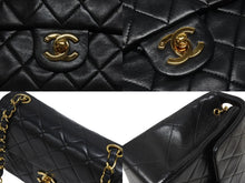 Load image into Gallery viewer, 極美品 CHANEL シャネル ミニマトラッセ17 Sフラップ Sチェーンショルダーバッグ 1番台 ラムスキン ココマーク ブラック 中古 4b006615
