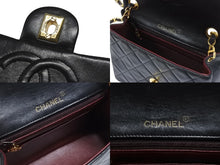 Load image into Gallery viewer, 極美品 CHANEL シャネル ミニマトラッセ17 Sフラップ Sチェーンショルダーバッグ 1番台 ラムスキン ココマーク ブラック 中古 4b006615