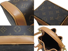 Load image into Gallery viewer, 極美品 LOUIS VUITTON ルイヴィトン ナノ ノエ ハンドバッグ ショルダーバッグ M81266 ブラウン PVC レザー ゴールド金具 中古 4b006616