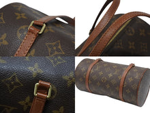 Load image into Gallery viewer, 極美品 LOUIS VUITTON ルイヴィトン パピヨン26 ハンドバッグ M51386 モノグラム PVC レザー ブラウン ゴールド金具 中古 4b006617