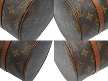 Load image into Gallery viewer, 極美品 LOUIS VUITTON ルイヴィトン パピヨン26 ハンドバッグ M51386 モノグラム PVC レザー ブラウン ゴールド金具 中古 4b006617