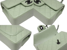 Load image into Gallery viewer, 新品未使用 CHANEL シャネル ミニマトラッセ 20 Sフラップ Sチェーンショルダーバッグ ランダム番台 ラムスキン ココマーク グリーン 中古 4b006620