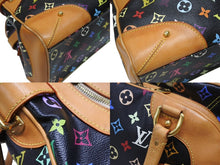 Load image into Gallery viewer, LOUIS VUITTON ルイヴィトン ショルダーバッグ クラウディア ノワール M40194 モノグラム マルチカラー ブラック 村上隆 美品 中古 4b006622